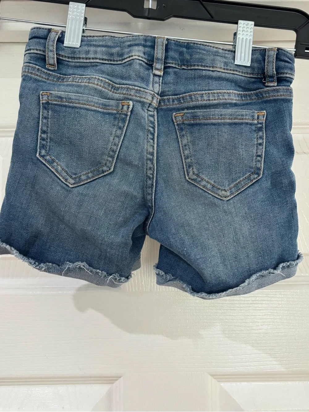 Gap Kids •  Girls Patch Denim Shorts Size 5